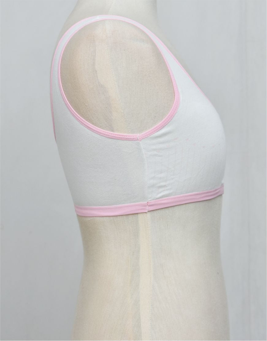 Beginner/First Bra For Tween and Early Teen Girls (Removable Pads)