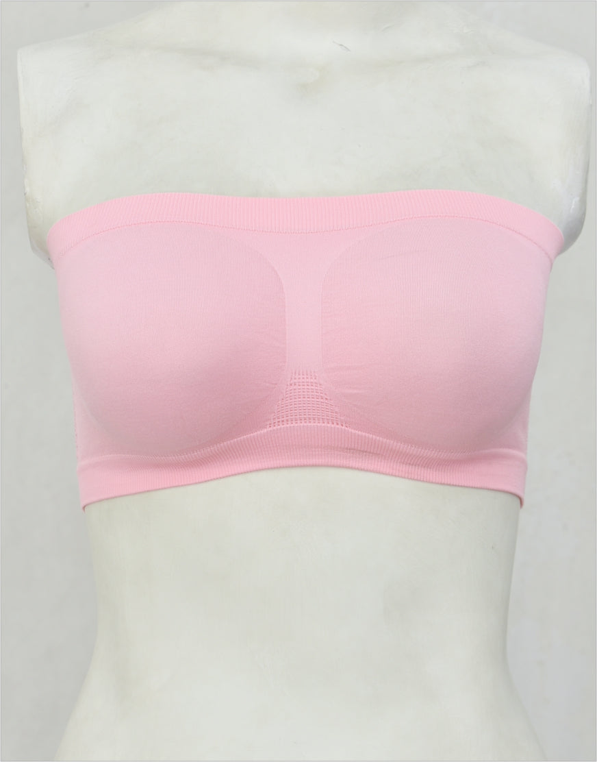 Bandeau or Tube Top Bra Non Padded BL64 (Mixed Stretch Cotton)