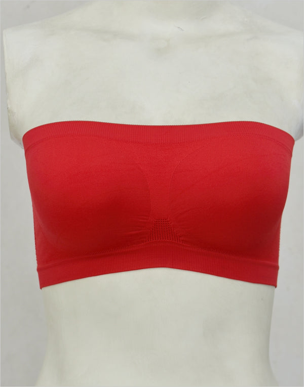 Bandeau or Tube Top Bra Non Padded BL64 (Mixed Stretch Cotton)
