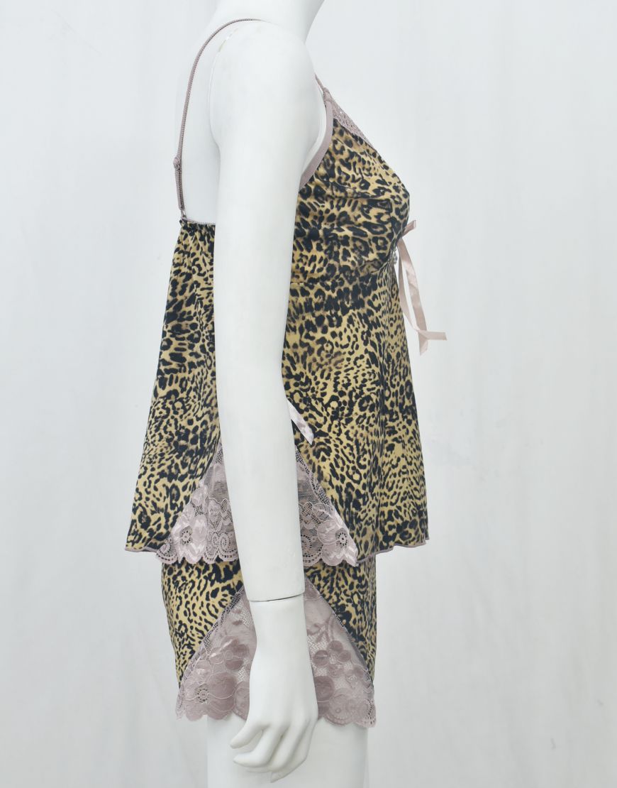 Cheetah Print Cami Set