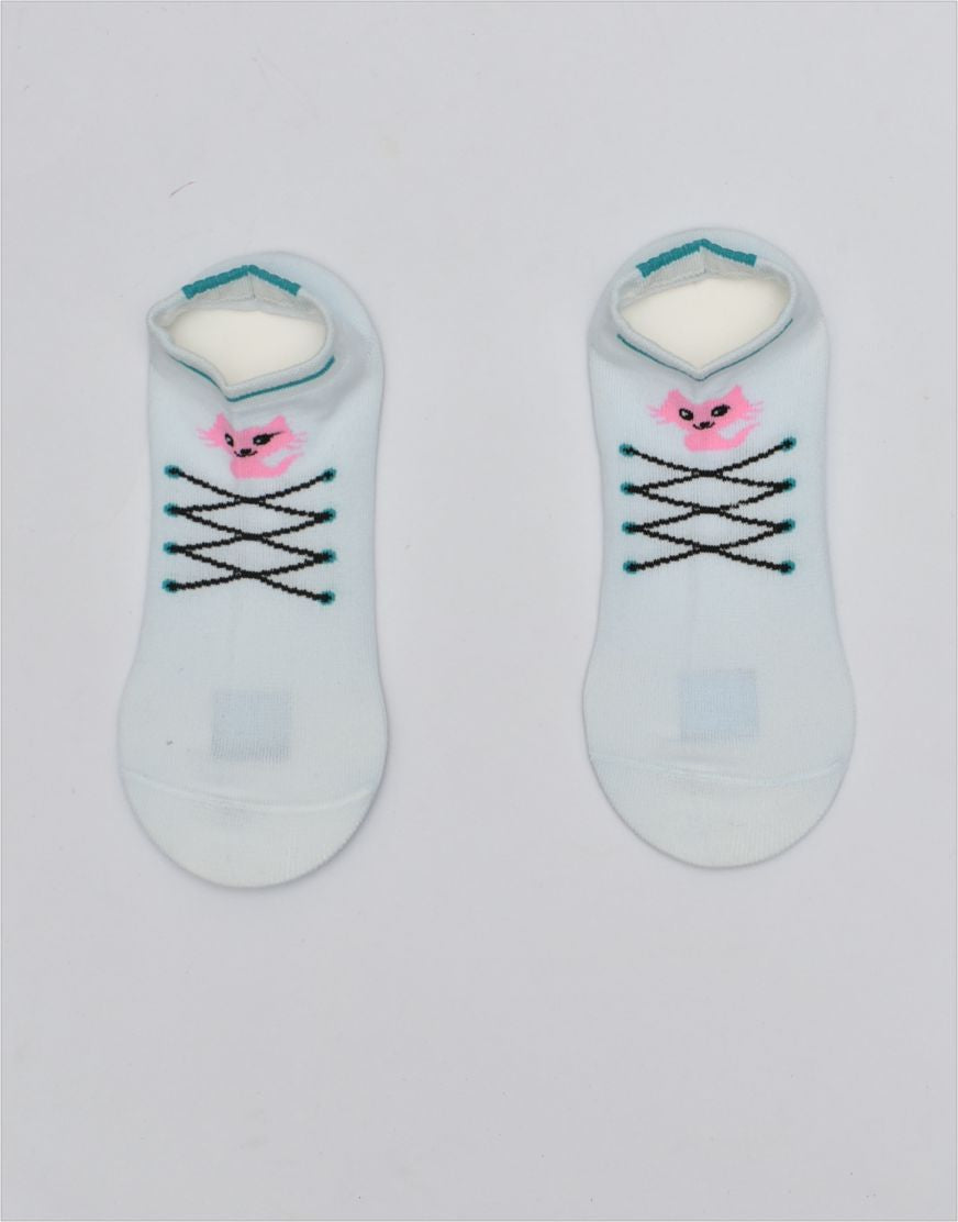 Cute Cat Print Ankle Socks