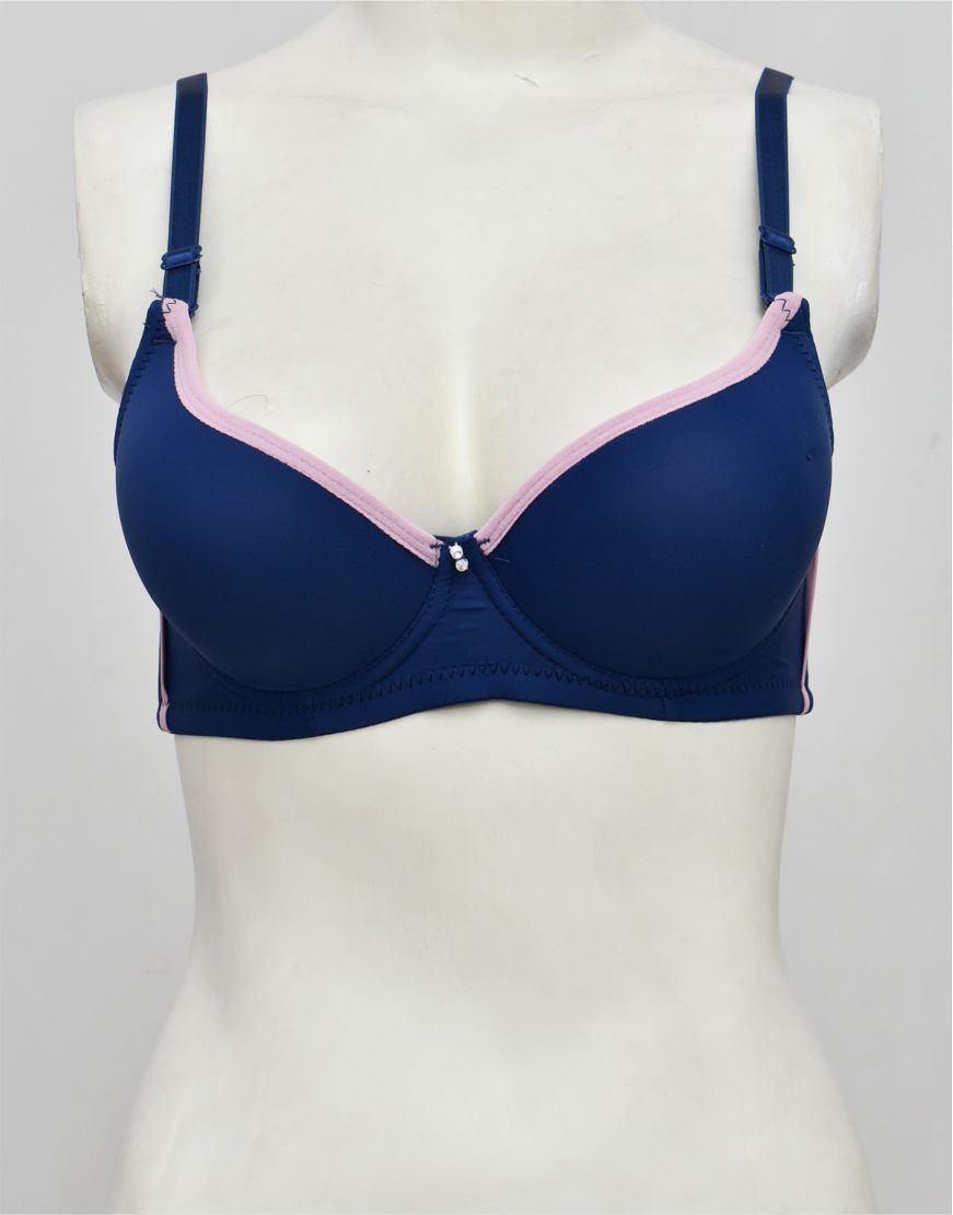 Modern Single Padded Bra with Removable Straps