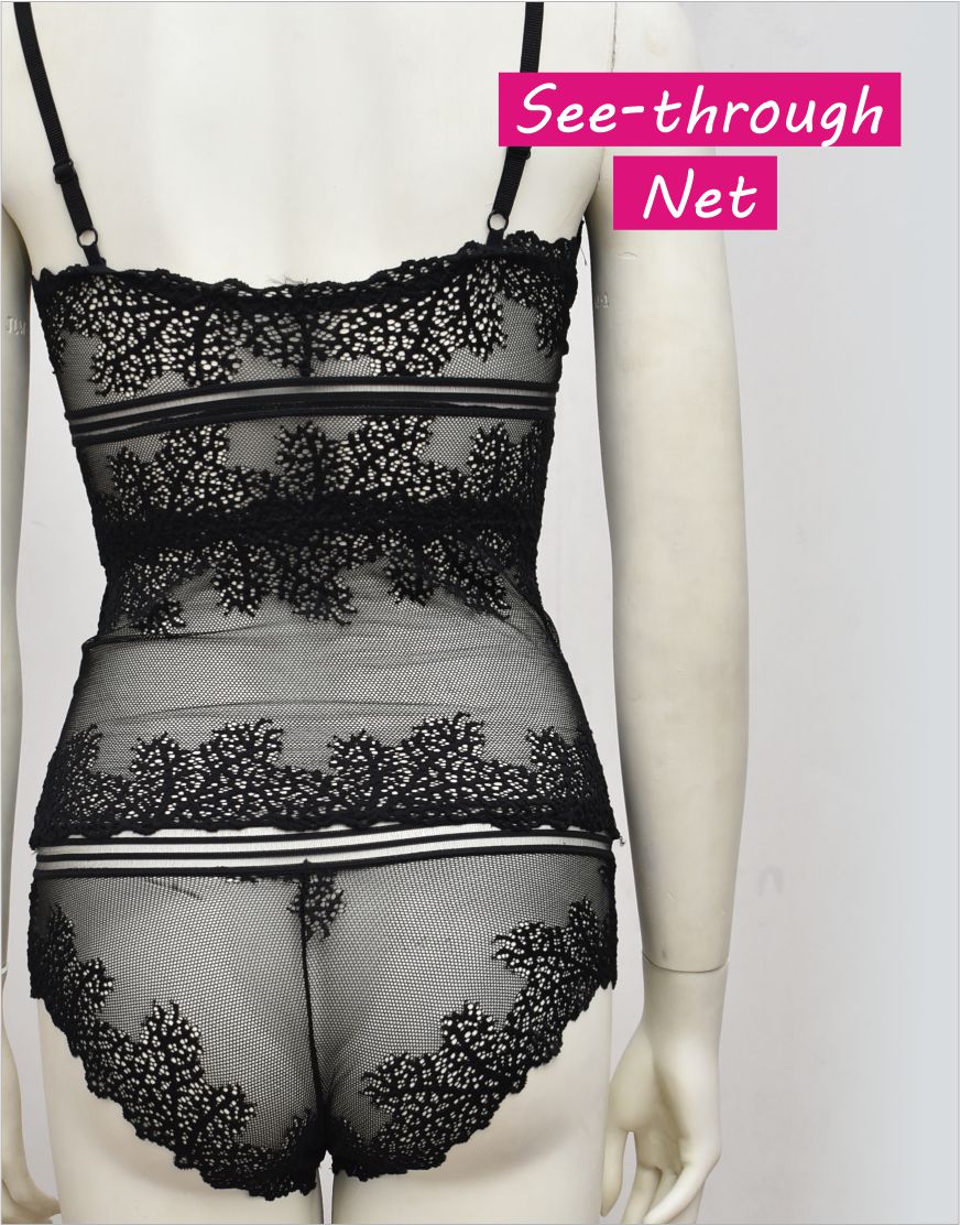 Purchase Basix Women's Camisole Set With Matching Laces, Mid-Night Black,  CS-108 Online at Special Price in Pakistan 