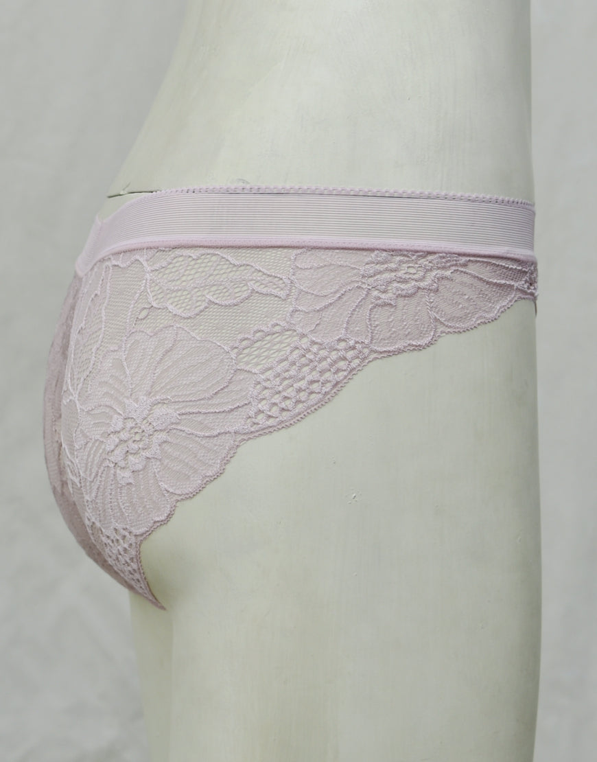See-through Full Brief Net Panty