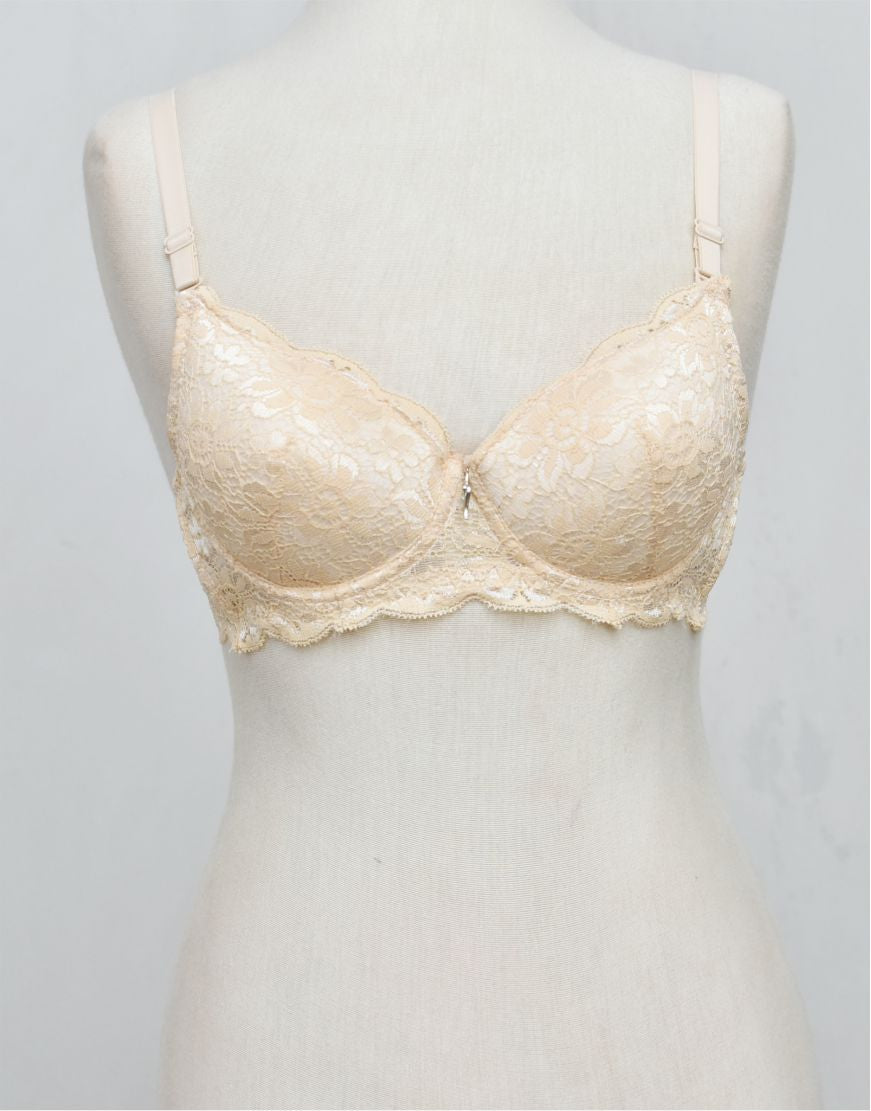 Push-up Underwired Fancy Bra With Removable Straps