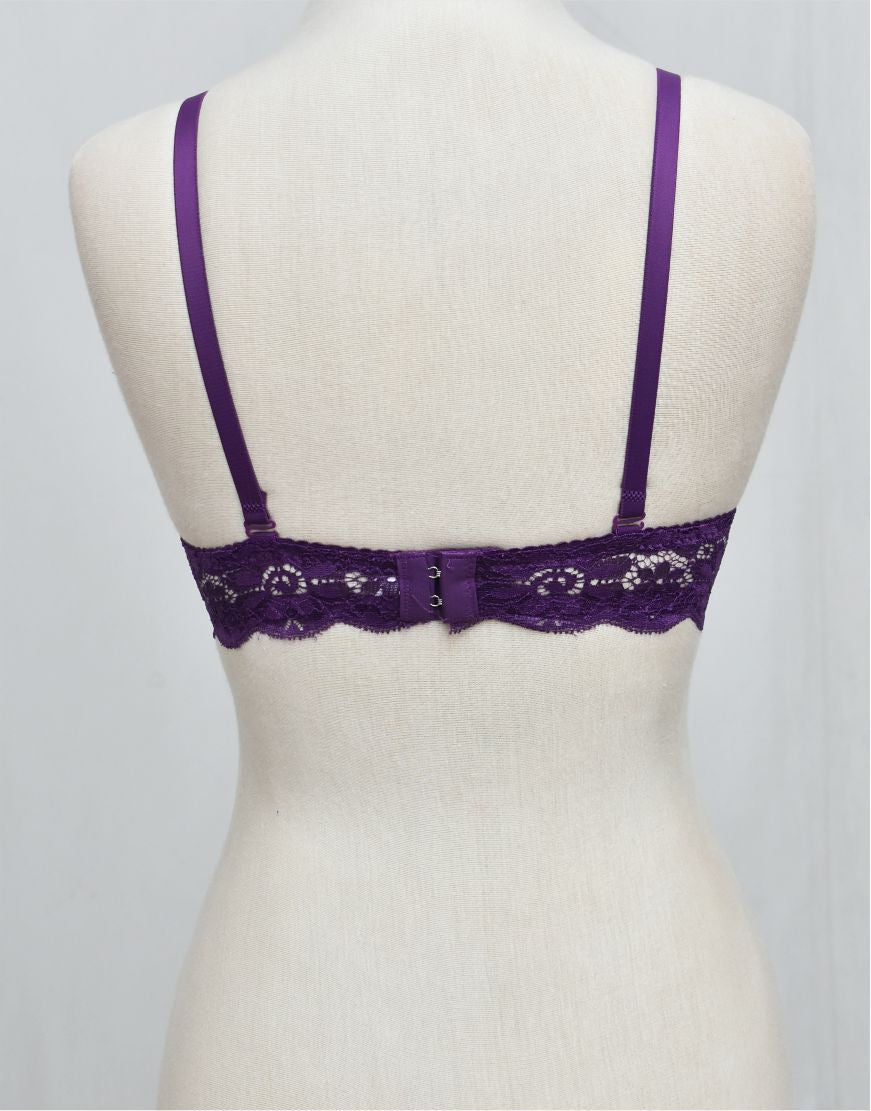 Push-up Underwired Fancy Bra With Removable Straps
