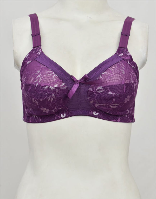 Fancy Net Bra with Soft Cup Lining