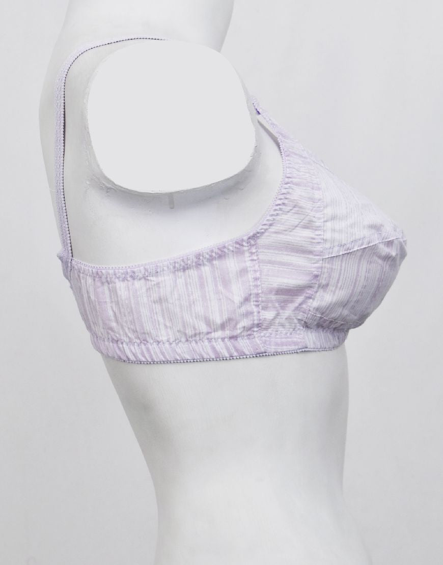 Pack of 3 Printed Cotton Woven Fabric Bras FN147 (Non-Padded, Non Wired)