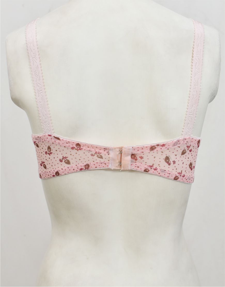 Printed Net with Cotton Lining Bra FN167