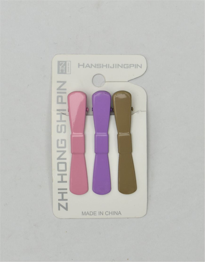 Set of 3 Pastel Colored Hair Pins