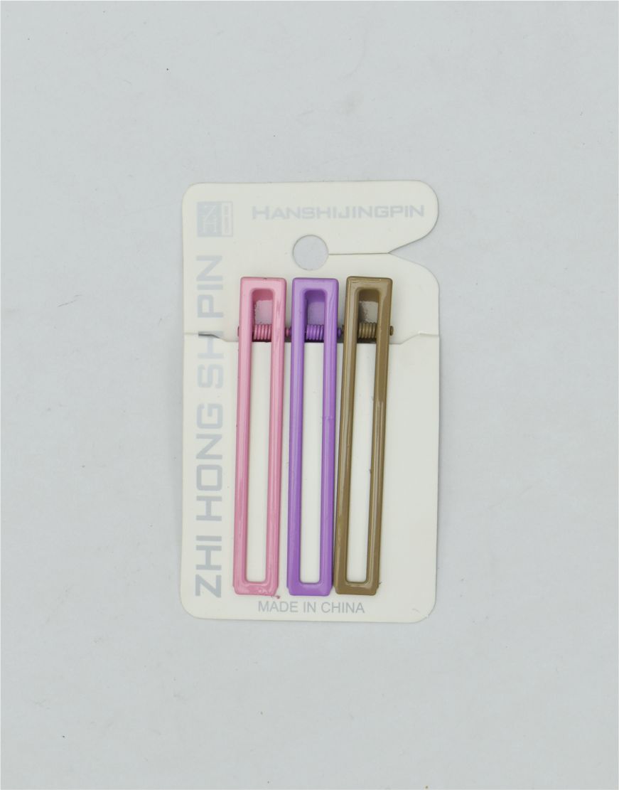Set of 3 Powder Coated Metal Hair Pins