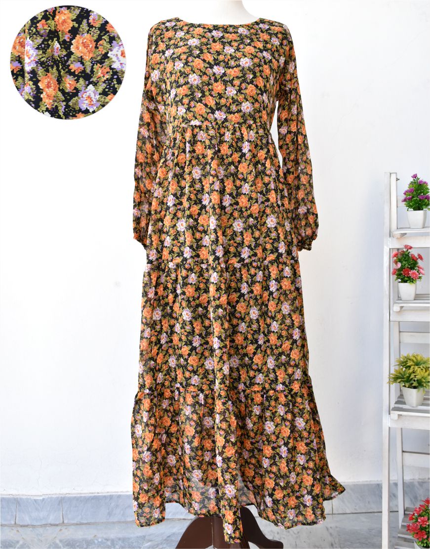 Printed Maxi With Lining
