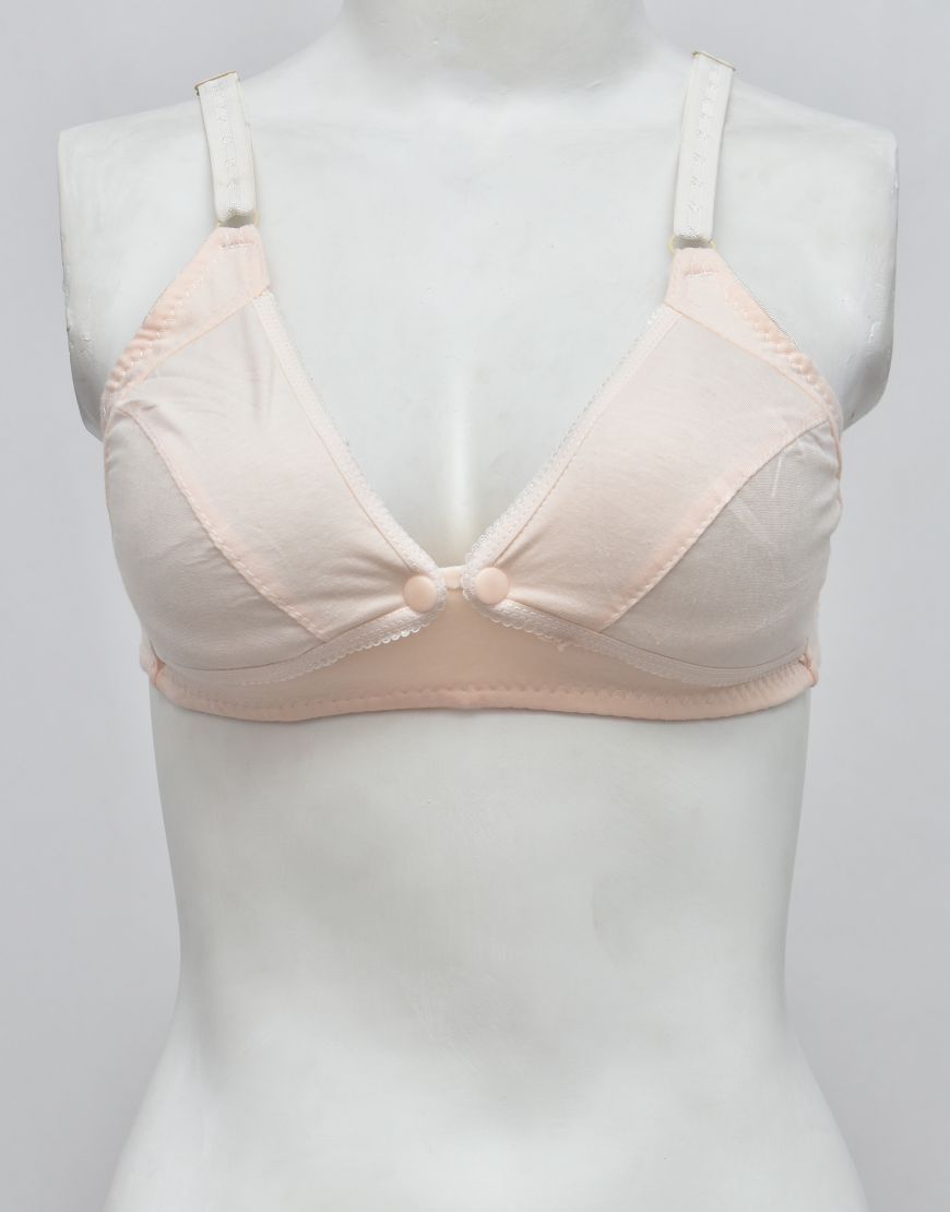 Front Buttoned Non Padded Nursing Bra