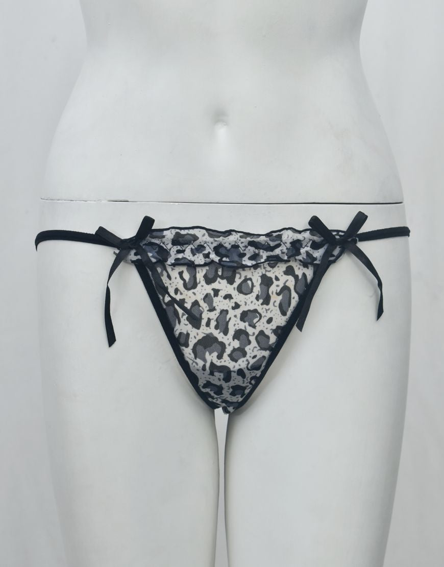 Cheetah Print Thong G-String Panty